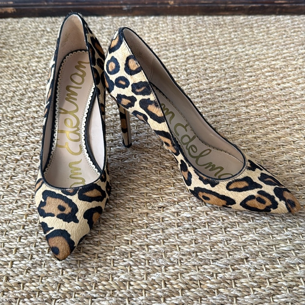 EUC Sam Edelman Leopard Pumps